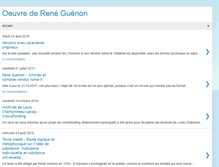 Tablet Screenshot of oeuvre-de-rene-guenon.blogspot.com