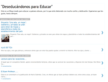 Tablet Screenshot of des-educandonos.blogspot.com