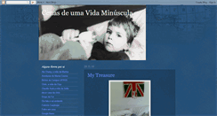 Desktop Screenshot of cenasdeumavidaminuscula.blogspot.com