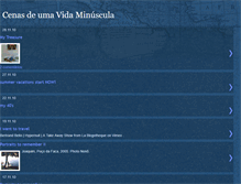 Tablet Screenshot of cenasdeumavidaminuscula.blogspot.com