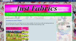 Desktop Screenshot of just-fabrics.blogspot.com