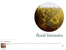 Tablet Screenshot of floral-fantasies.blogspot.com