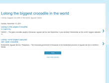 Tablet Screenshot of lolongthebiggestcrocodileintheworld.blogspot.com