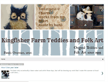 Tablet Screenshot of kingfisherfarmteddies.blogspot.com