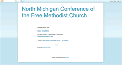 Desktop Screenshot of northmichiganconference.blogspot.com