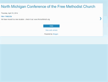 Tablet Screenshot of northmichiganconference.blogspot.com