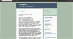 Desktop Screenshot of barkingbug.blogspot.com