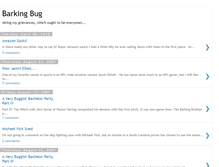 Tablet Screenshot of barkingbug.blogspot.com