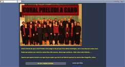 Desktop Screenshot of preludiacaro.blogspot.com