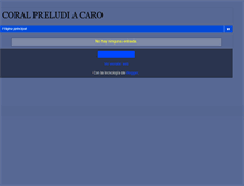 Tablet Screenshot of preludiacaro.blogspot.com