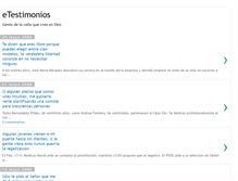 Tablet Screenshot of etestimonios.blogspot.com