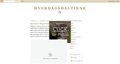Desktop Screenshot of hverdagsheltinnen.blogspot.com