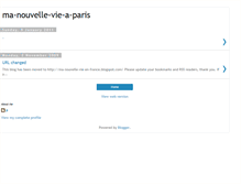 Tablet Screenshot of ma-nouvelle-vie-a-paris.blogspot.com