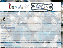Tablet Screenshot of beadsforbones.blogspot.com