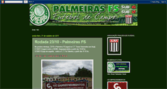 Desktop Screenshot of palmeirasfutebolsub10.blogspot.com