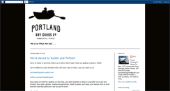 Desktop Screenshot of portlanddrygoods-pdg.blogspot.com