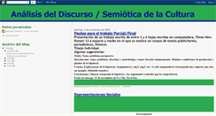 Desktop Screenshot of analisisdeldiscursocomunicacion.blogspot.com