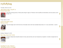 Tablet Screenshot of myfluffybag.blogspot.com