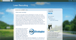 Desktop Screenshot of leanrecruiting.blogspot.com