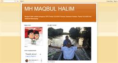 Desktop Screenshot of maqbulhalim.blogspot.com