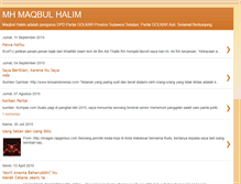 Tablet Screenshot of maqbulhalim.blogspot.com