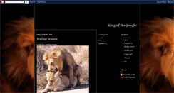Desktop Screenshot of animallion.blogspot.com