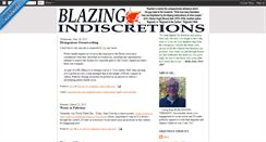Desktop Screenshot of blazingindiscretions.blogspot.com