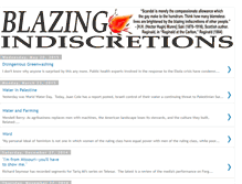 Tablet Screenshot of blazingindiscretions.blogspot.com