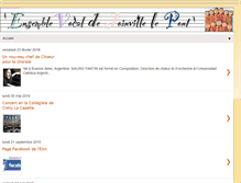 Tablet Screenshot of choralejoinville.blogspot.com