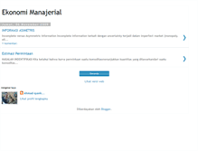 Tablet Screenshot of ekonomimanajerial.blogspot.com