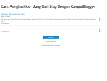 Tablet Screenshot of iklankumpulblogger.blogspot.com