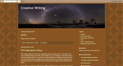 Desktop Screenshot of mphcreativewriting.blogspot.com