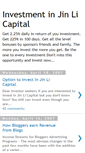 Mobile Screenshot of investmentwithjinlicapital.blogspot.com