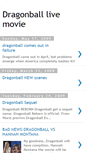 Mobile Screenshot of dragonballlivemovie.blogspot.com