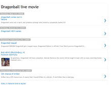 Tablet Screenshot of dragonballlivemovie.blogspot.com