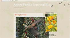 Desktop Screenshot of anitrafordspersonalblog.blogspot.com
