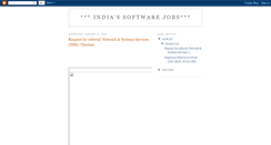 Desktop Screenshot of india-software-jobs.blogspot.com