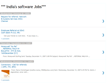 Tablet Screenshot of india-software-jobs.blogspot.com