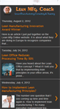 Mobile Screenshot of leanmfgcoach.blogspot.com