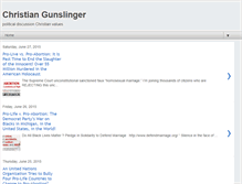 Tablet Screenshot of christiangunslinger.blogspot.com