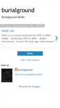 Mobile Screenshot of burialgroundmedia.blogspot.com