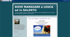 Desktop Screenshot of leucaristoranti.blogspot.com