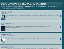 Tablet Screenshot of leucaristoranti.blogspot.com