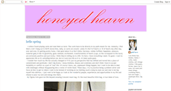 Desktop Screenshot of honeyedheaven.blogspot.com