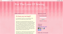 Desktop Screenshot of loveofsewing.blogspot.com