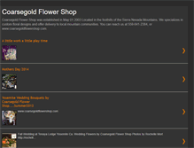 Tablet Screenshot of coarsegoldflowershop.blogspot.com