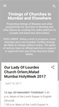 Mobile Screenshot of mumbaichurchtimings.blogspot.com