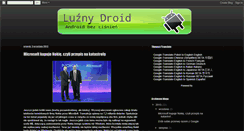 Desktop Screenshot of luznydroid.blogspot.com