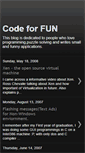 Mobile Screenshot of code4fun.blogspot.com