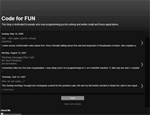 Tablet Screenshot of code4fun.blogspot.com